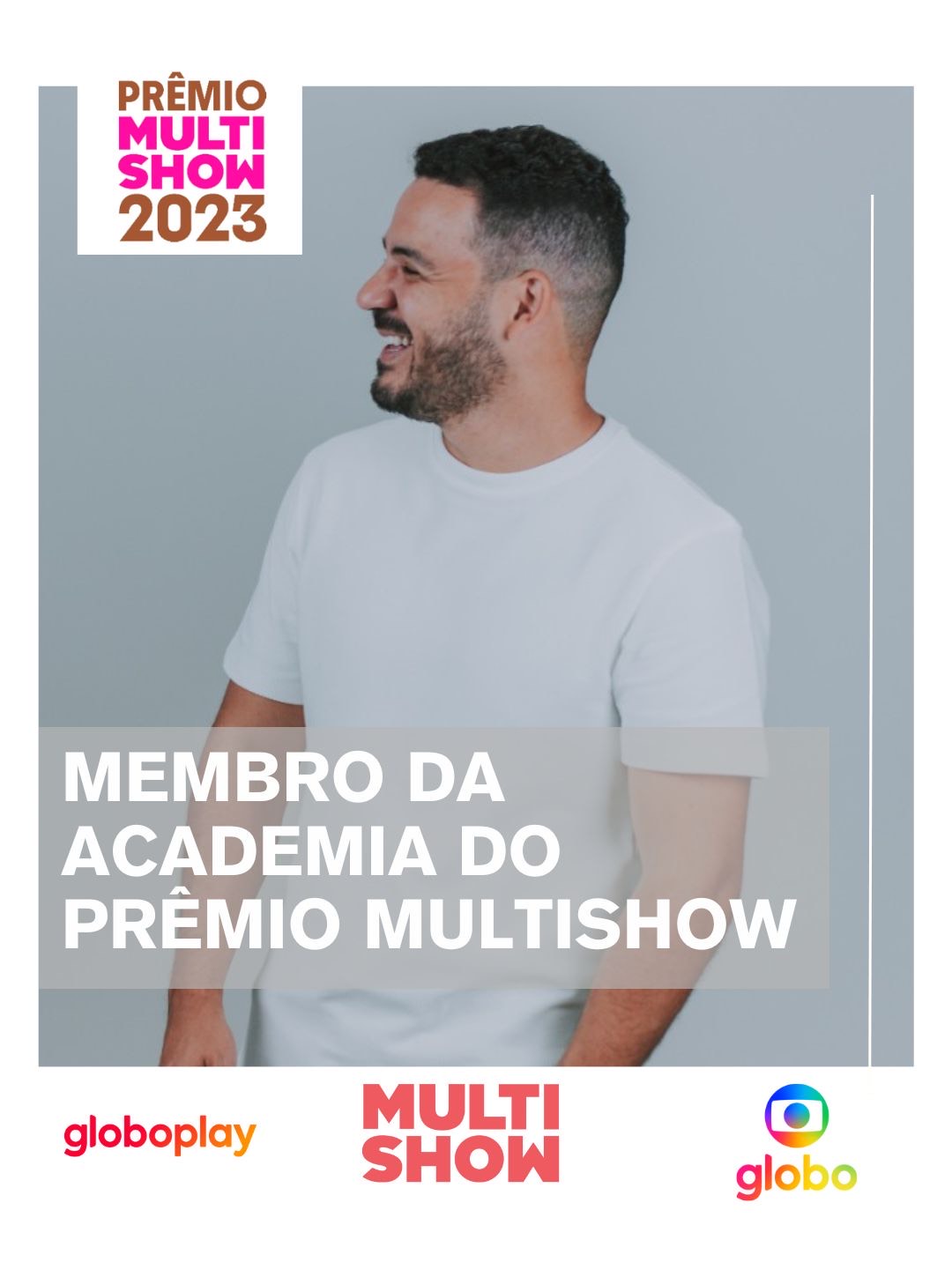 Paulo Alberto, profissional da Música Cristã é parte da Academia do Prêmio MultiShow, da Rede Globo