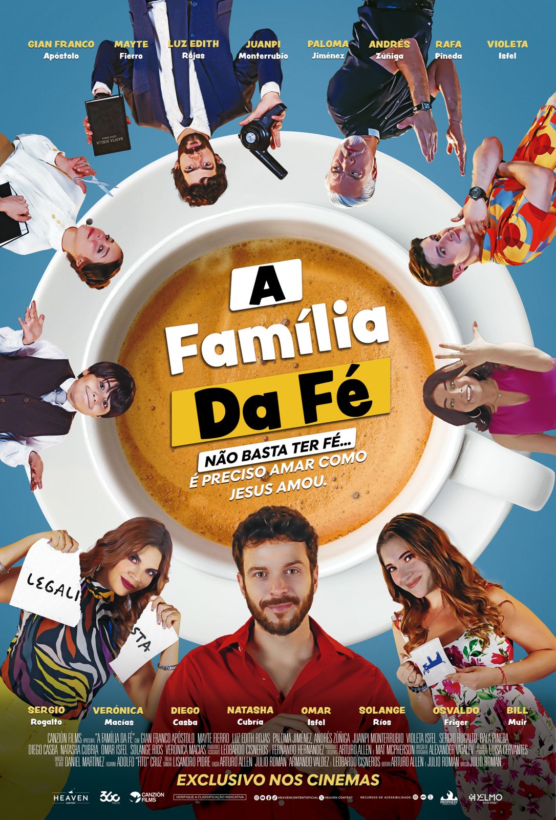 A Família da Fé – Comédia cristã inédita no cinema ganha pôster e trailer oficial